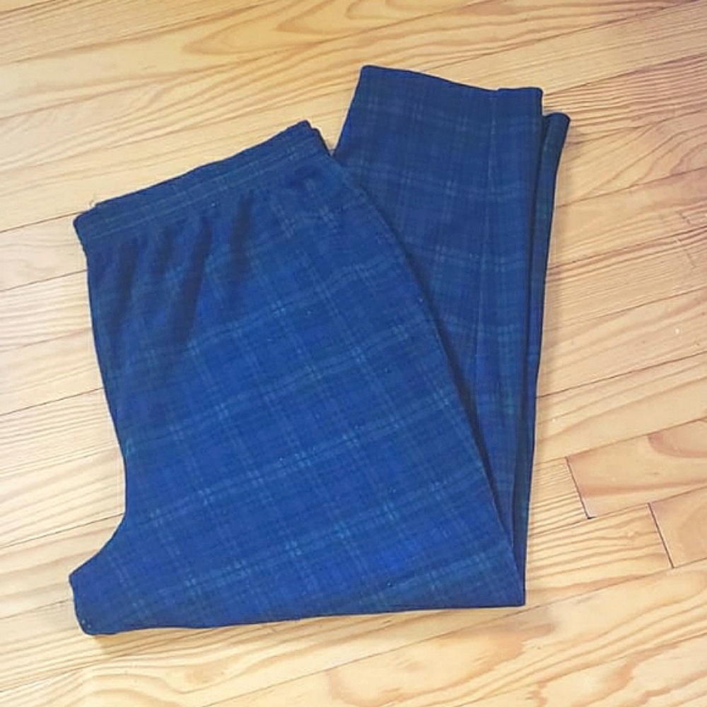 Tartan Blue and Green Plaid Pants